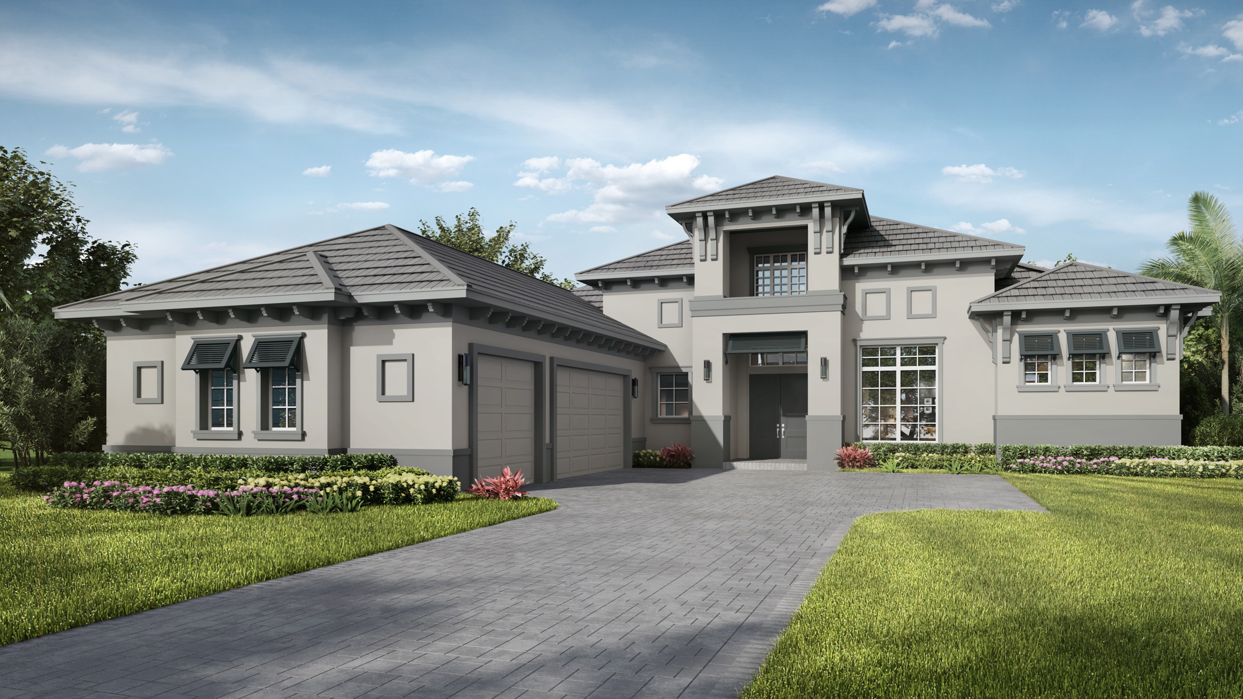 Gardenia II exterior elevation modern