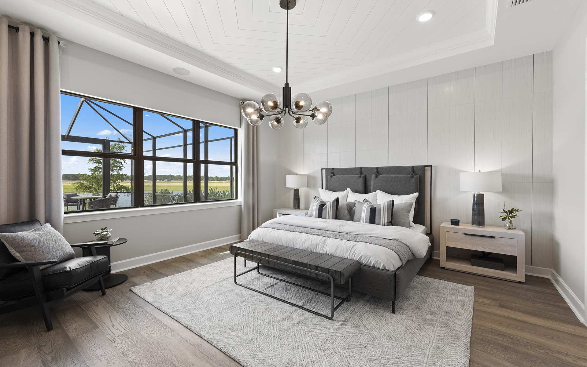 Regalia primary bedroom with lake view