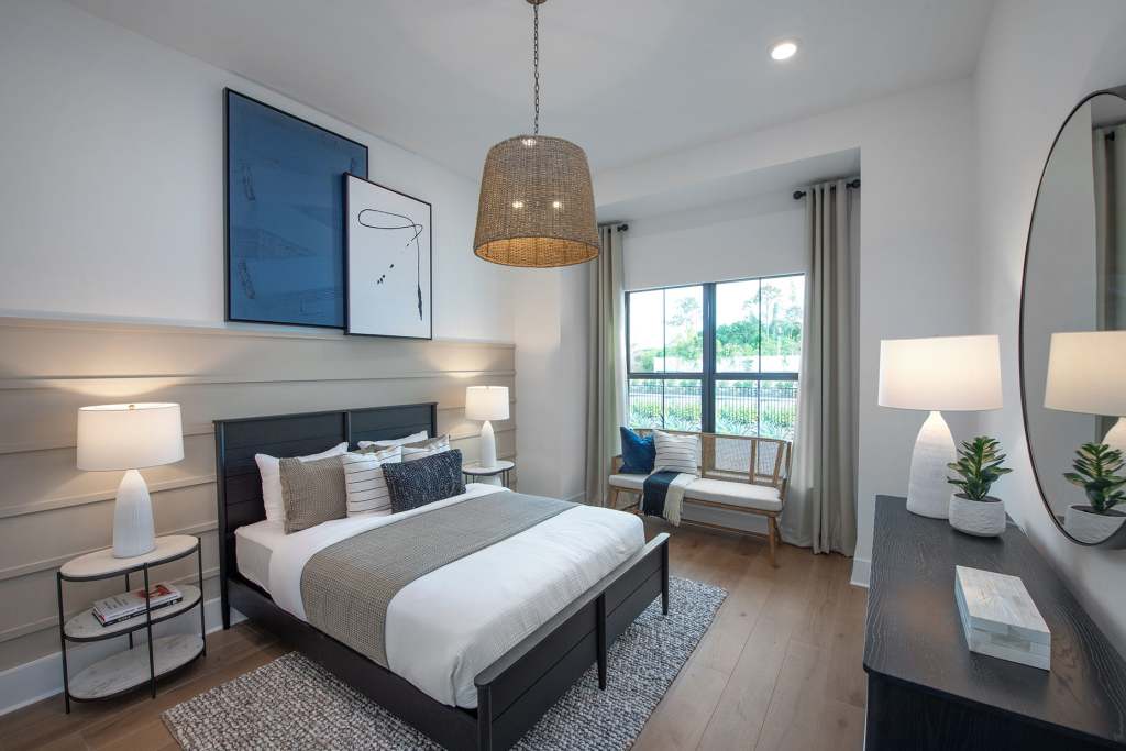 Regency guest bedroom