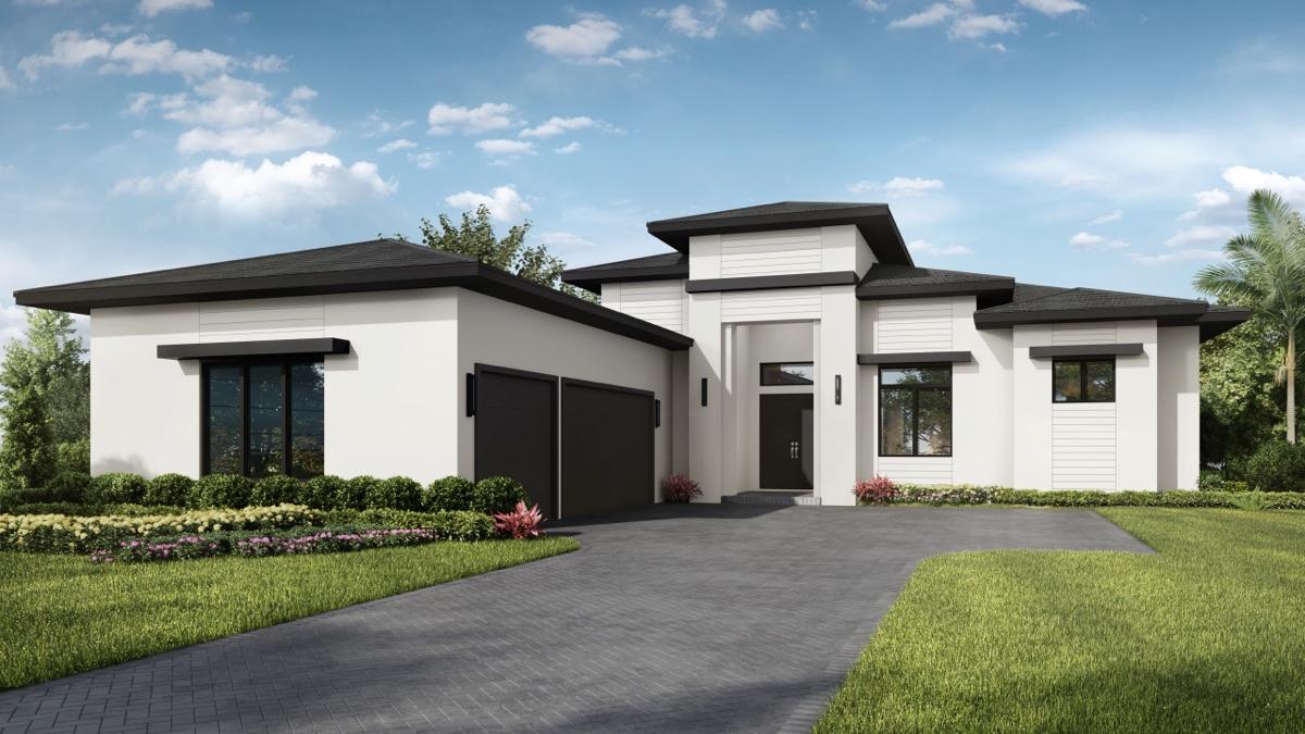 Madison II elevation X Modern